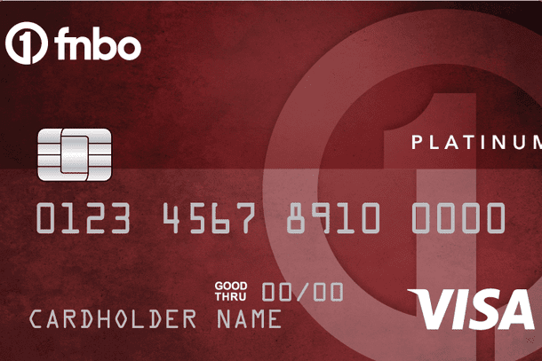 First National Bank of Omaha Platinum Edition Visa Image